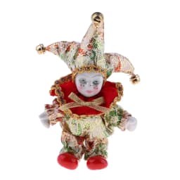 16cm Exquisite Doll Flexible Limbs Handmade Girl Model Decoration Italian Tokens (Red)