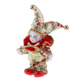 16cm Exquisite Doll Flexible Limbs Handmade Girl Model Decoration Italian Tokens (Red)