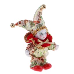 16cm Exquisite Doll Flexible Limbs Handmade Girl Model Decoration Italian Tokens (Red)