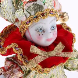 16cm Exquisite Doll Flexible Limbs Handmade Girl Model Decoration Italian Tokens (Red)