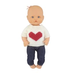 Fashion Doll Sweater Fit For 35cm Nenuco Doll 14inch Nenuco Baby Doll Clothes And Accessories