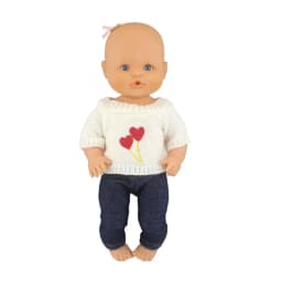 Fashion Doll Sweater Fit For 35cm Nenuco Doll 14inch Nenuco Baby Doll Clothes And Accessories
