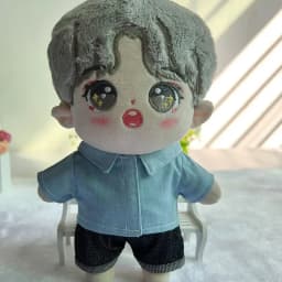Doll Clothes for 10/15/20cm Idol Doll Outfit Accessories Casual Solid Shirt Color for Super Star Dolls Toys Collection Gift