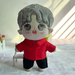 Doll Clothes for 10/15/20cm Idol Doll Outfit Accessories Casual Solid Shirt Color for Super Star Dolls Toys Collection Gift