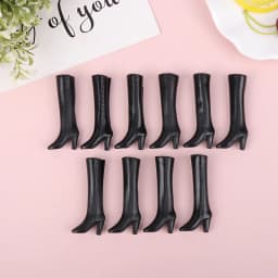Doll Shoes Boots Kids DIY Playing Doll Accessories Shoes White Black Doll Decors Girl Collection Toys For 30cm Dolls 1/6 Dolls