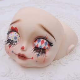 ICY DBS Blyth 1/6 Hand Painted Makeup Panel White frosted Skin with Screws and Cute String DIY Toy SD