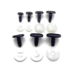 20pcs/lot Glass Cabochon Base Setting Tray for Diy Safety Eyes Making Crafts Handmade Doll Accessories