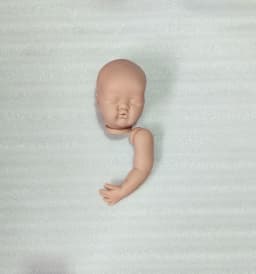 NPK 20inch Reborn Doll Kit ASHIA Cute Sleeping Baby Lifelike Soft Touch