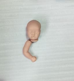 NPK 20inch Reborn Doll Kit ASHIA Cute Sleeping Baby Lifelike Soft Touch