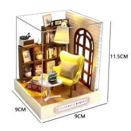 DIY Wooden Miniature Dollhouses Kit Gift Toys Roombox Doll House Furniture Box Theatre Toy For Xams Birthday