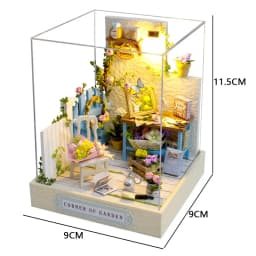 DIY Wooden Miniature Dollhouses Kit Gift Toys Roombox Doll House Furniture Box Theatre Toy For Xams Birthday