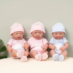 14 Inch 35cm Vinyl Baby Doll with Clothes Realistic Newborn Baby Doll Outfit Set Soft Body Reborn Doll Birthday Gifts Kids Toys