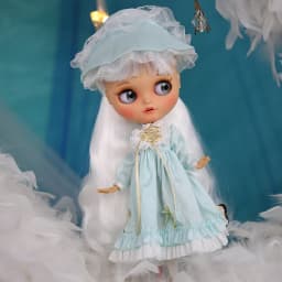 ICY DBS Blyth Doll Clothes 1/6 bjd Rabbit New Year Suit Pastoral Style Bag Set Licca Azone Body sd