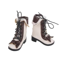 5.5cm 6cm 7cm 8cm PU Leather BJD Doll Boots Shoes Handmade Bow Princess High Heels For 1/3 1/6 BJD Doll Accessories Girl's Gift