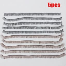 5Pcs 20cm BJD/SD DIY Doll False Eyelashes Black Brown Tawny Eye Lash Dolls Accessories Doll Parts Toy Decoration