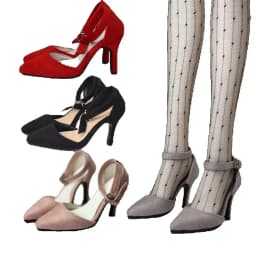 BJD Accessories Doll Shoes Fit 1/3 BJD SD10 SD13 Doll Frosted Leather Shoes High Heels Shoes Girls Gift