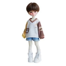 1/6Bjd Doll Clothes Cute Cat Hooded Sweater Jacket Casual Doll Coat Accessories For Large 1/6, Yosd, 30cm Bjd Sd Dd Doll