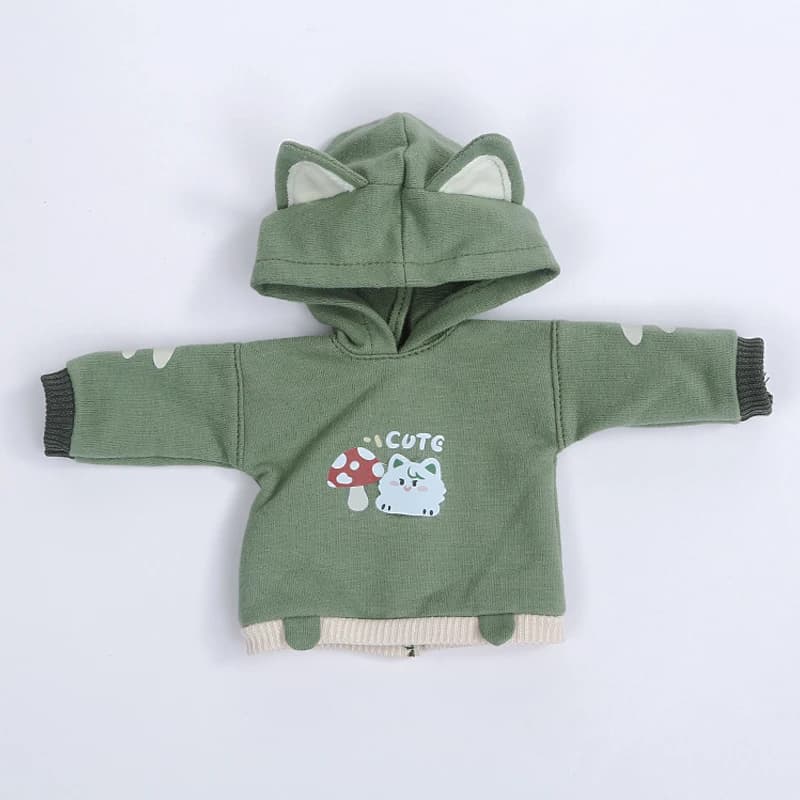 1/6Bjd Doll Clothes Cute Cat Hooded Sweater Jacket Casual Doll Coat Accessories For Large 1/6, Yosd, 30cm Bjd Sd Dd Doll