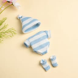 Dolls Clothes for 20cm Baby Dolls DIY Doll Accessories for 20cm Dolls Sweater Jumpsuite Clothes for Mini Reborn Baby Dolls