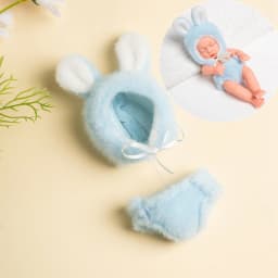 Dolls Clothes for 20cm Baby Dolls DIY Doll Accessories for 20cm Dolls Sweater Jumpsuite Clothes for Mini Reborn Baby Dolls