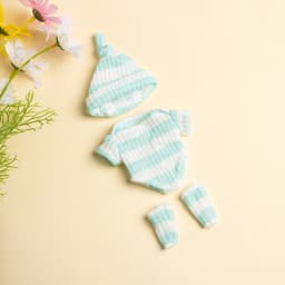 Dolls Clothes for 20cm Baby Dolls DIY Doll Accessories for 20cm Dolls Sweater Jumpsuite Clothes for Mini Reborn Baby Dolls