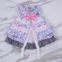 ICY DBS Blyth Doll bjd Clothes white dress pink cloak toy outfit