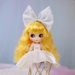 ICY DBS Blyth Doll bjd Clothes white dress pink cloak toy outfit