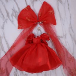 ICY DBS Blyth Doll bjd Clothes white dress pink cloak toy outfit