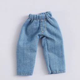 Fashion Doll Clothes For 1/11 OB11 Dolls Denim Trousers For 1/12 Bjd/GSC Doll T-shirt Mini Cute Doll Pants DIY Doll Accessories