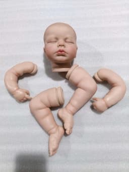 NPK 19inch Finished Doll Size Already Painted Kits Loulou Very Lifelike With Many Details Veins same As picture