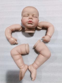 NPK 19inch Finished Doll Size Already Painted Kits Loulou Very Lifelike With Many Details Veins same As picture