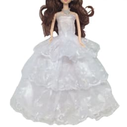 Fashion Doll Dress Girl Floral Clothes Handmade Doll Floral Dresses For 30cm Doll Accessories