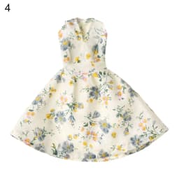Fashion Doll Dress Girl Floral Clothes Handmade Doll Floral Dresses For 30cm Doll Accessories