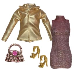 1/6 Doll Clothes Fashion Mix Leather Style for 12 inch Fashion Doll Outfits Set Handmade 30cm Doll Clothing Accessories