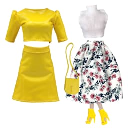 1/6 Doll Clothes Fashion Mix Leather Style for 12 inch Fashion Doll Outfits Set Handmade 30cm Doll Clothing Accessories