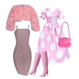 1/6 Doll Clothes Fashion Mix Leather Style for 12 inch Fashion Doll Outfits Set Handmade 30cm Doll Clothing Accessories