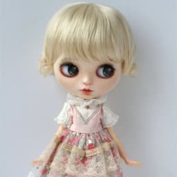 JD047 Full Sizes Doll Wigs 1/12 1/8 1/6 1/4 1/3 Classical Smart Curly Synthetic Mohair BJD Hair QBaby Pullip Blythes Toy Wig