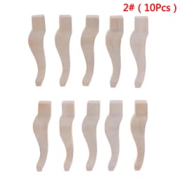 Mini Doll House Furniture Part Pocket Cabinets Tea Table Sofa Legs Drawer Handles Pulls DIY Wainscot Wall Decoration Accessories