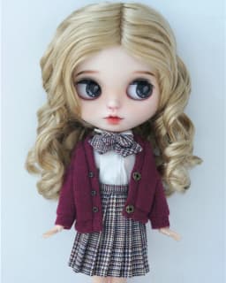 JD259 1/6 1/4 1/3 YOSD MSD SD Lady Roll Girlish Sauvage synthetic mohair BJD wig 6-7inch 7-8inch 8-9inch 9-10inch Blythes hair