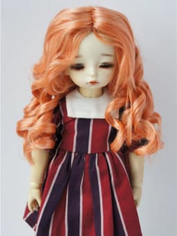 JD259 1/6 1/4 1/3 YOSD MSD SD Lady Roll Girlish Sauvage synthetic mohair BJD wig 6-7inch 7-8inch 8-9inch 9-10inch Blythes hair