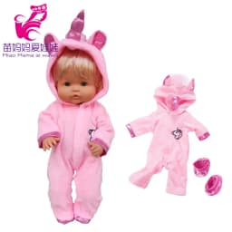 16 Inch Reborn Baby Doll Clothes for 35cm Nenuco Ropa Y Su Hermanita Doll Romper Accessories