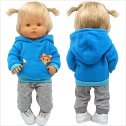 16 Inch Reborn Baby Doll Clothes for 35cm Nenuco Ropa Y Su Hermanita Doll Romper Accessories