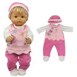 16 Inch Reborn Baby Doll Clothes for 35cm Nenuco Ropa Y Su Hermanita Doll Romper Accessories