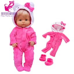 16 Inch Reborn Baby Doll Clothes for 35cm Nenuco Ropa Y Su Hermanita Doll Romper Accessories