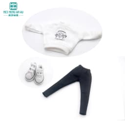1pcs 28-30cm Blyth Doll Clothes Fashion Sportswear Suit for Blyth Azone OB23 OB24 Doll Accessories