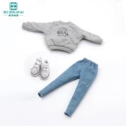 1pcs 28-30cm Blyth Doll Clothes Fashion Sportswear Suit for Blyth Azone OB23 OB24 Doll Accessories