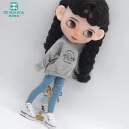 1pcs 28-30cm Blyth Doll Clothes Fashion Sportswear Suit for Blyth Azone OB23 OB24 Doll Accessories