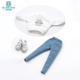 1pcs 28-30cm Blyth Doll Clothes Fashion Sportswear Suit for Blyth Azone OB23 OB24 Doll Accessories