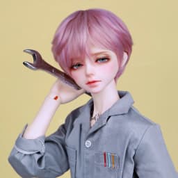 New Arrival 1/3 1/4 1/6 1/8 Bjd Wig High Temperature Short Cool Straight Wire Bjd Wig