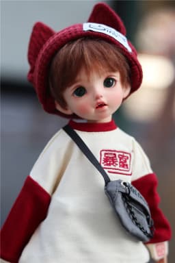 BJD doll clothes suitable for 1/4,1/6 , MDD bear sister hoodie Tops bjddoll accessories